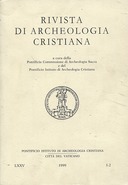Rivista di Archeologia Cristiana – LXXV 1999 1-2 – Vol. 75