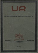 Ur – 1928 – Introduzione alla Magia quale Scienza dell’Io – Anno II – N. 1