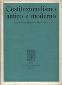 Costituzionalismo Antico e Moderno