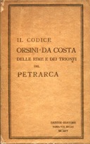 Il Codice Orsini – Da Costa delle Rime e dei trionfi del Petrarca