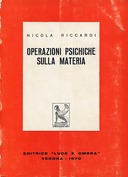 Operazioni Psichiche sulla Materia