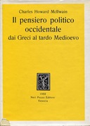 Il Pensiero Politico Occidentali dai Greci al Tardo Medioevo