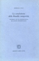 La Conclusione della Filosofia Categoriale – Contributi ad una Fenomenologia del Metodo Fenomenologico