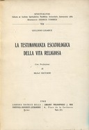 La Testimonianza Escatologica della Vita Religiosa