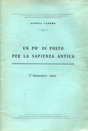 Un pò di Posto per la Sapienza Antica – L’Agopuntura Cinese