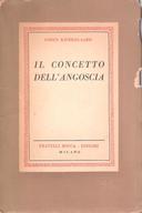 Il Concetto dell’Angoscia