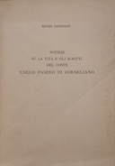 Notizie su la Vita e gli Scritti del Conte Carlo Pasero di Corneliano