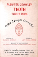 Aleister Crowley Thoth Tarot Deck • Ordo Templi Orientis – Tarocchi