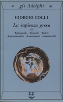 La Sapienza Greca – II