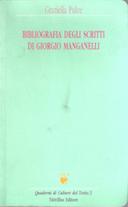 Bibliografia degli Scritti di Giorgio Manganelli
