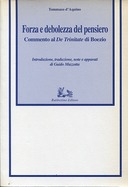 Forza e Debolezza del Pensiero – Commento al De Trinitate di Boezio